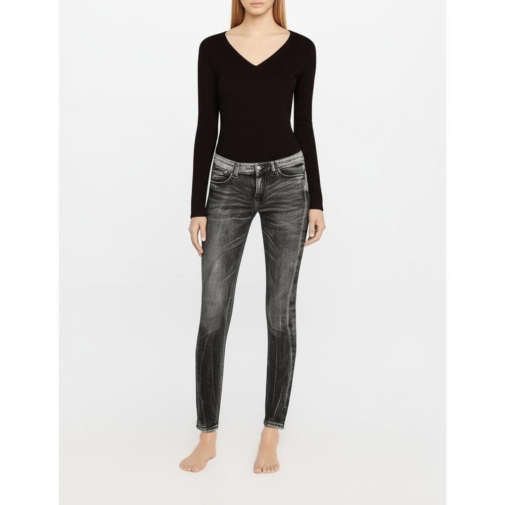 IRO Stretchy Slim Distressed Jeans Size 25